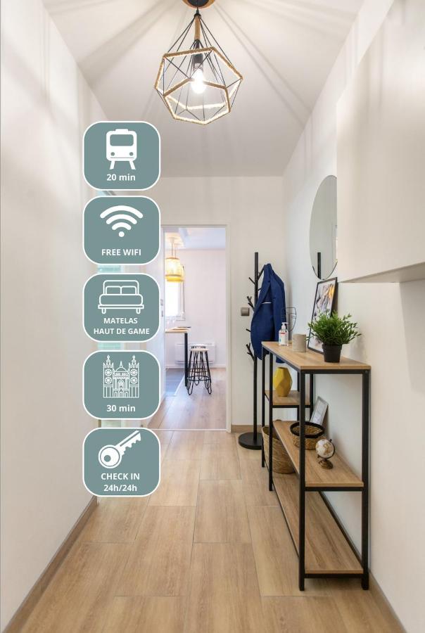 L'Estrade D'Amiens - Studio Atypique Et De Standing - Wifi Haut Debit - 2P 외부 사진